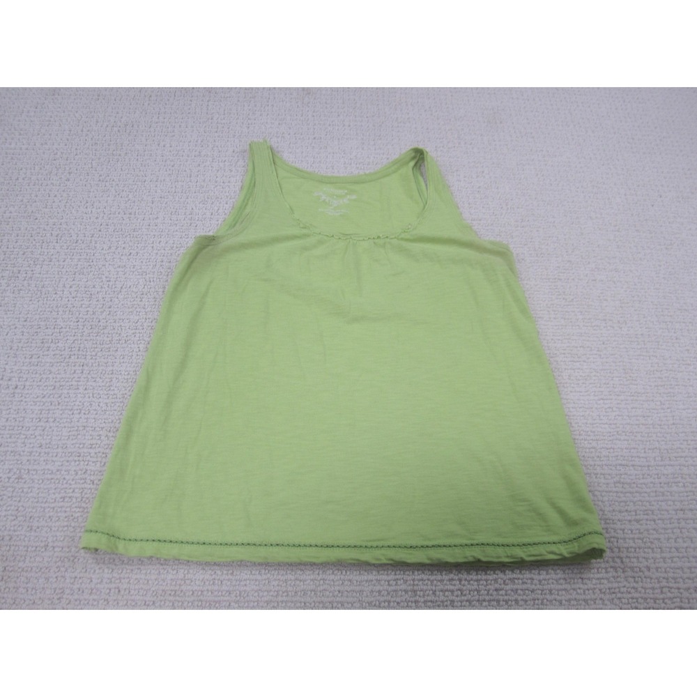 Sonoma Life + Style Tank Top Womens Small Green Cotton Modal Scoop‎ Neck Soft